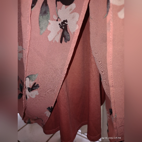 Torrid Chiffon Ruffle Dress 0 Plus - Picture 6 of 6